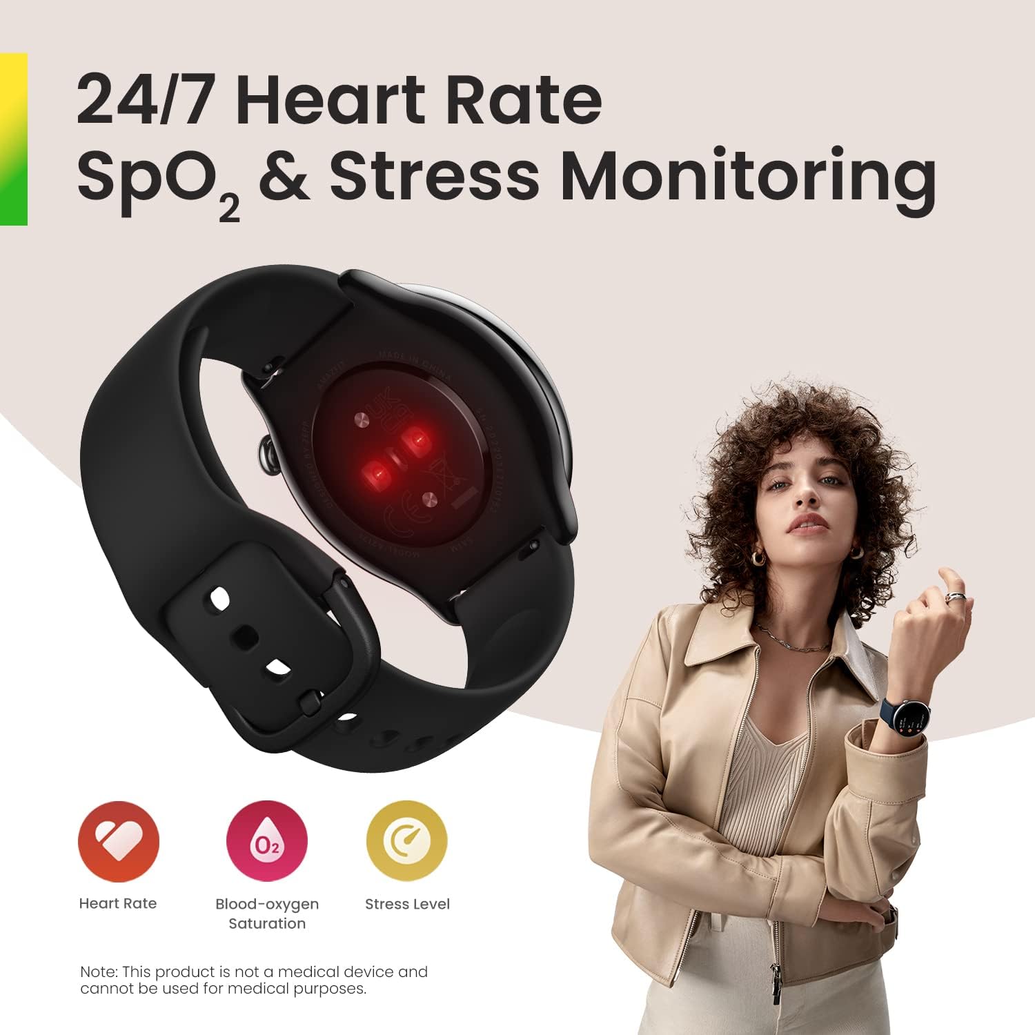 Amazfit GTR – Mini reloj inteligente para mujer, batería de 14 días, deportivo con GPS, 5 sistemas de posicionamiento satélite, rastreador de