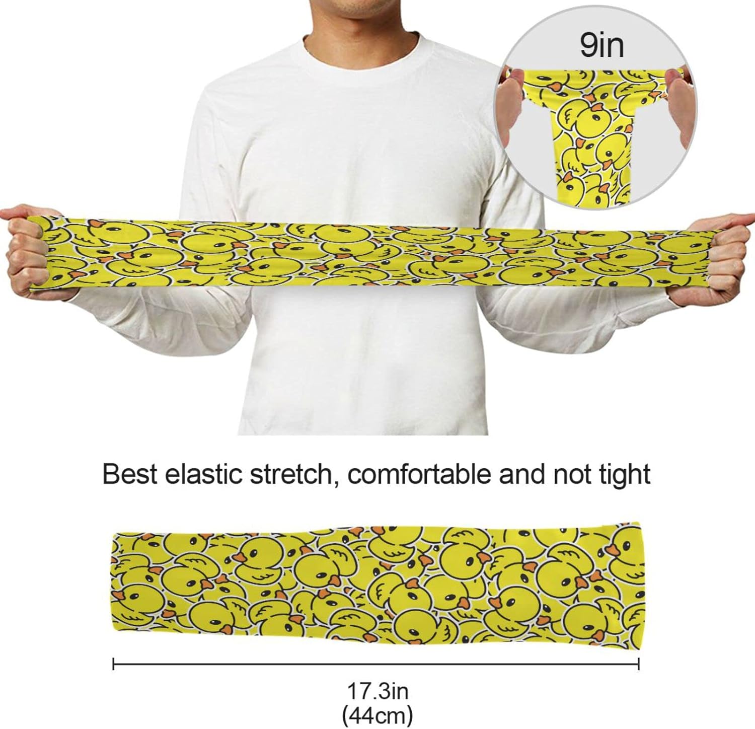 Pfrewn Mangas de jardinería para mujeres y hombres, manga de protección solar refrescante con estampado floral de primavera, paquete de 2