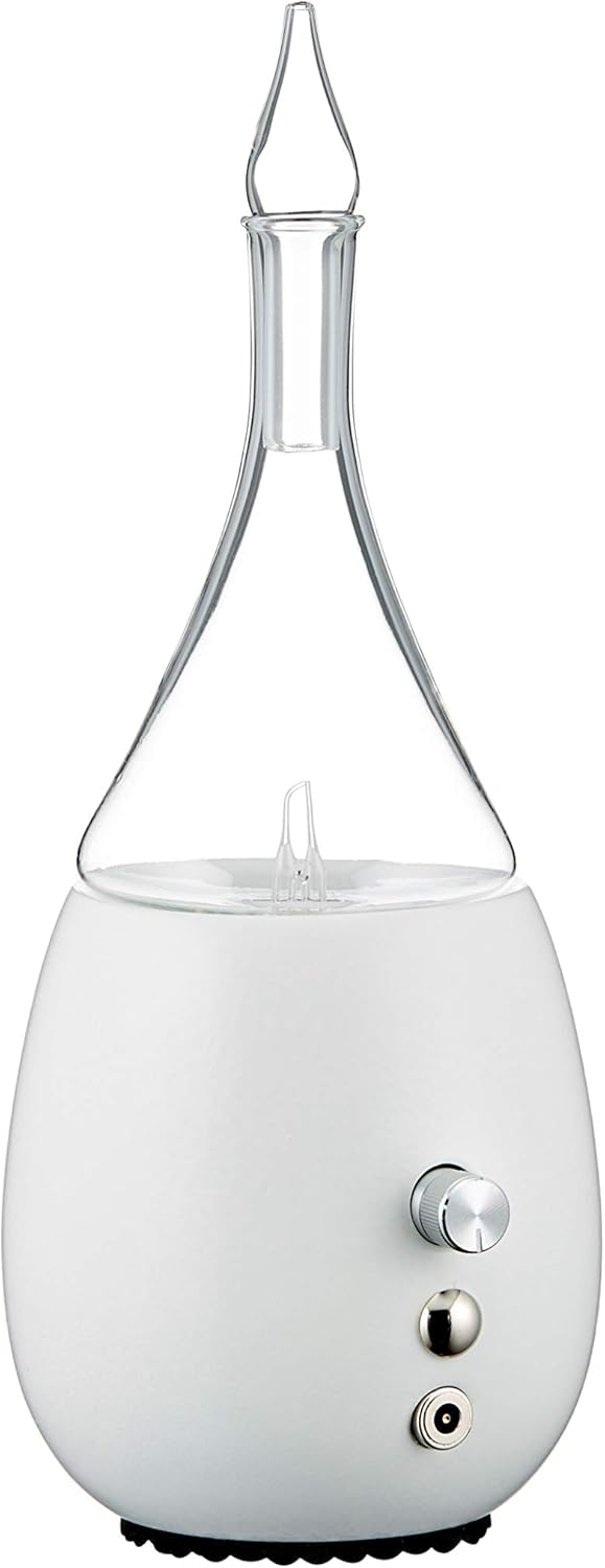 Difusor nebulizador Raindrop 3.0 para aceite esencialaromaterapia por Organic Aromas con sensor táctil y cable eléctrico estilo MagConnect y