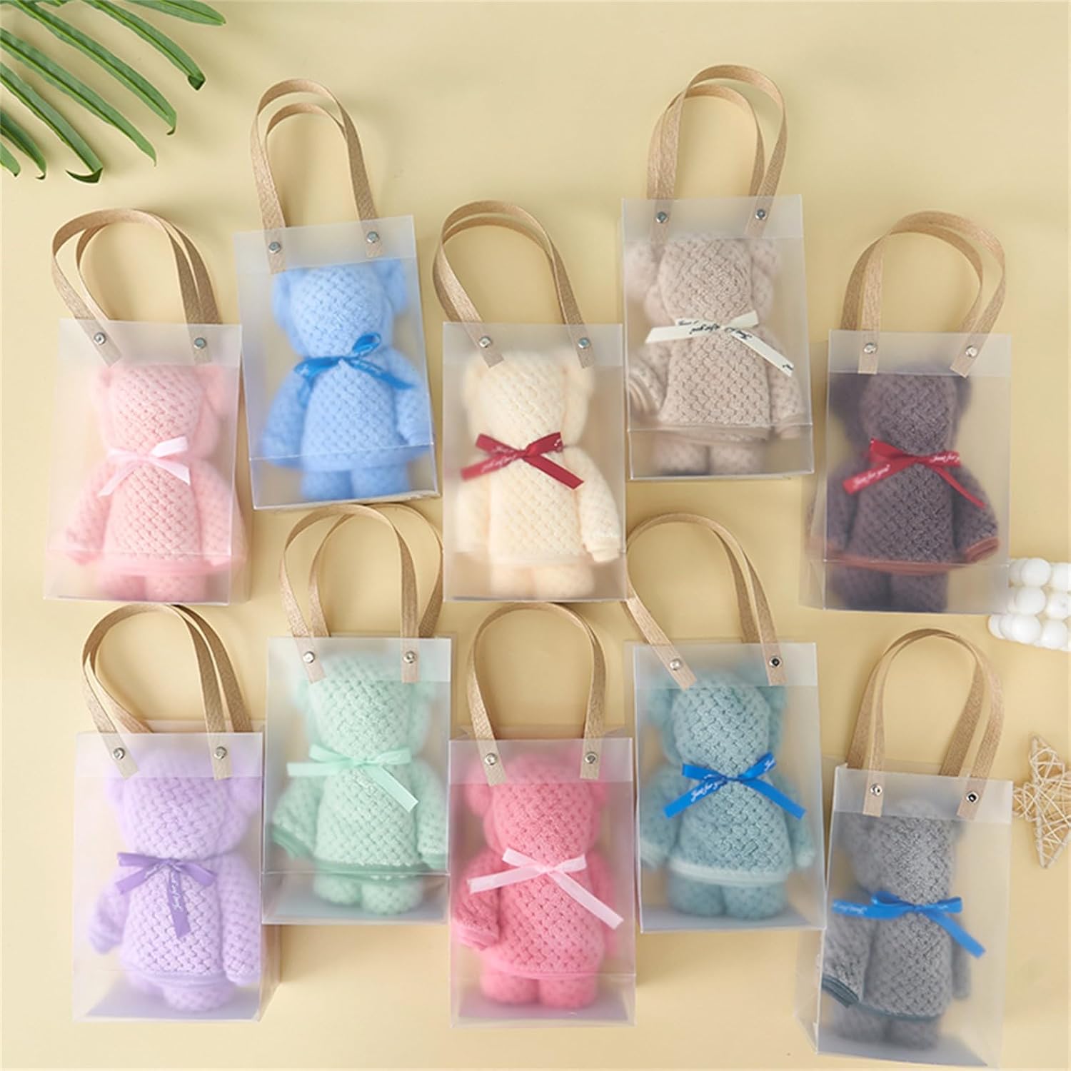 Toallas de mano de algodón suave con diseño de oso para baño, suministros de regreso a clases, regalo de boda, pareja, toalla para mascotas, perro,