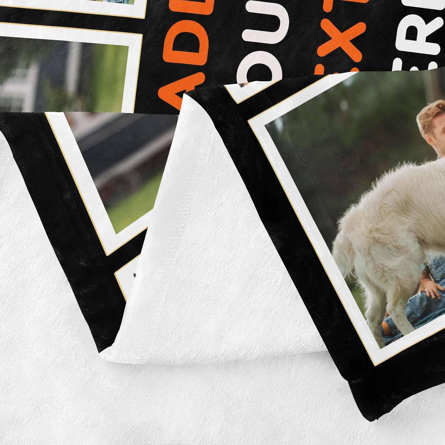 Artsadd Manta personalizada con múltiples fotos, regalo de Navidad y cumpleaños para adultos, mujeres y hombres, mantas personalizadas con fotos