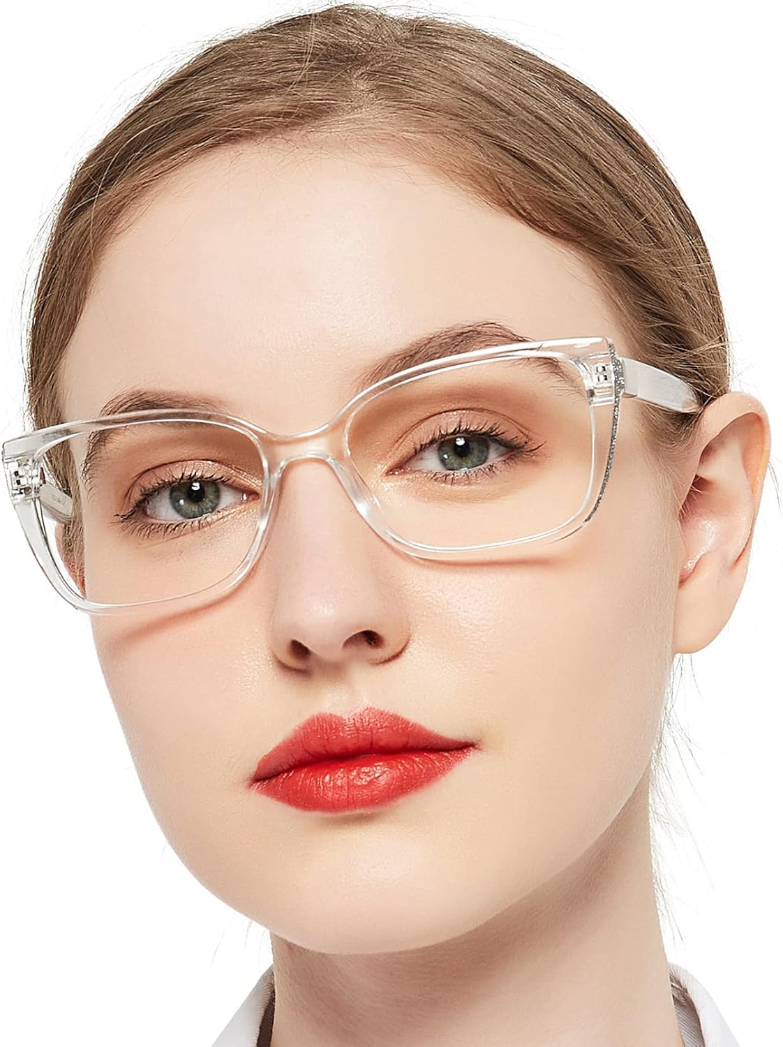OCCI CHIARI Lentes de lectura bifocales para mujer con bloqueo de luz azul 1.0, 1.5, 2.0, 2.5, 3.0, 3.5