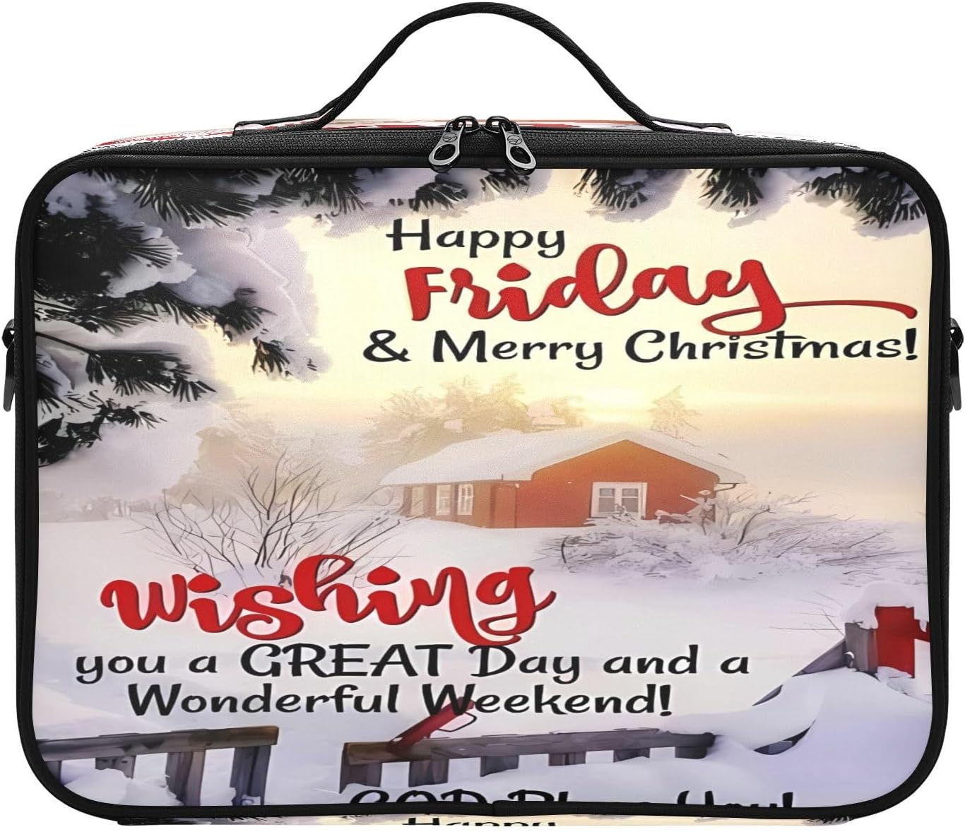 Bolsas de cosméticos de nieve blanca para mujer, bolsa de belleza de viaje de viaje, bolsa de maquillaje grande con cremallera, neceser de viaje