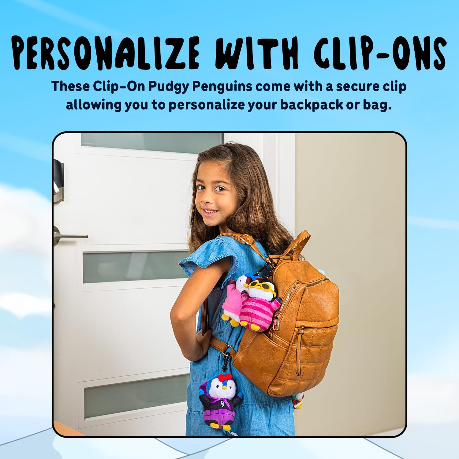 Peluche con clip (Floral Frida)  Peluche suave de 5.5 pulgadas con clip seguro, animal de peluche coleccionable para personalizar tu mochila, bolsa