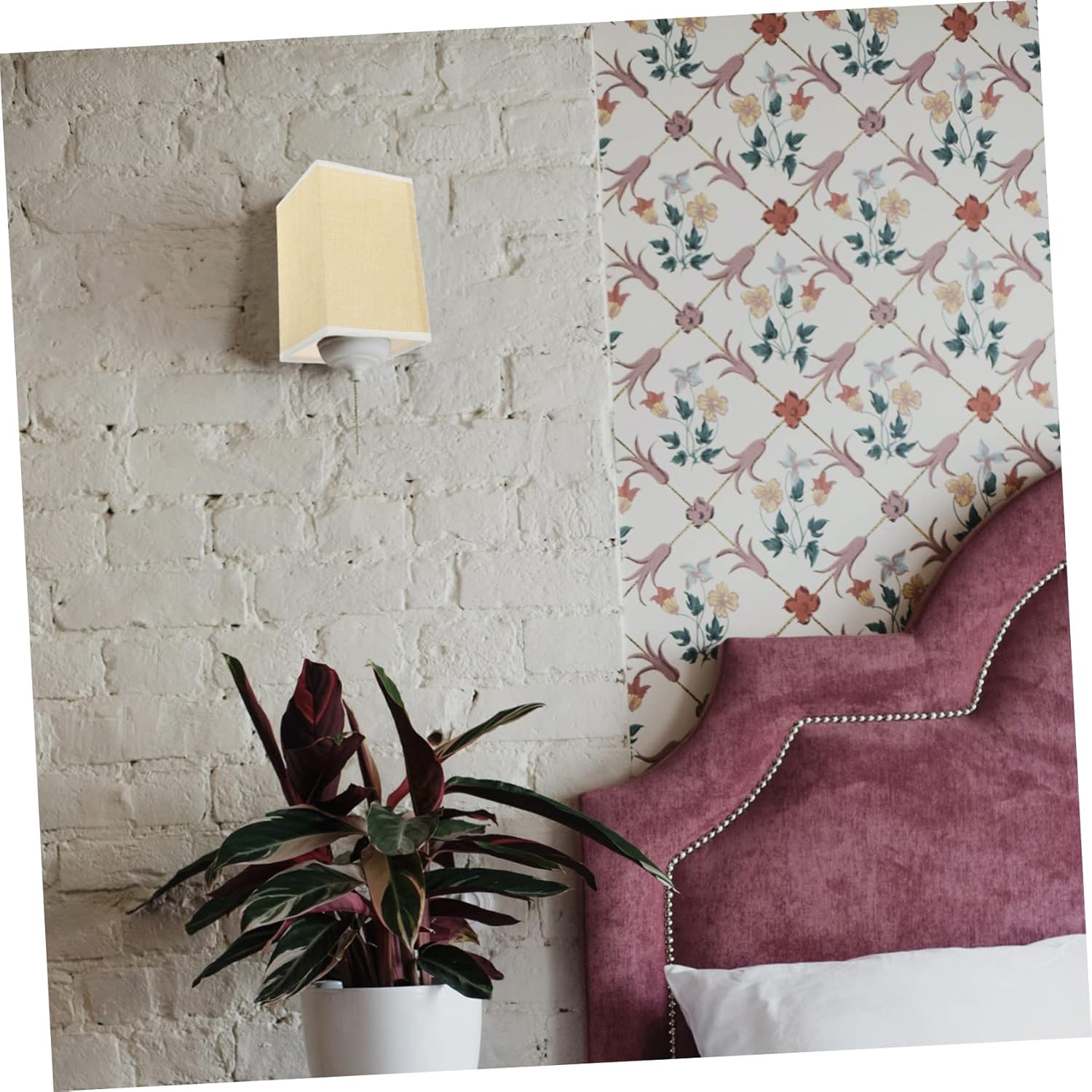 DOITOOL Pantalla de lino Pantalla de lámpara de lino Mini luces colgantes pantallas para lámpara de mesa Lámpara colgante Pantalla de pared Lámpara