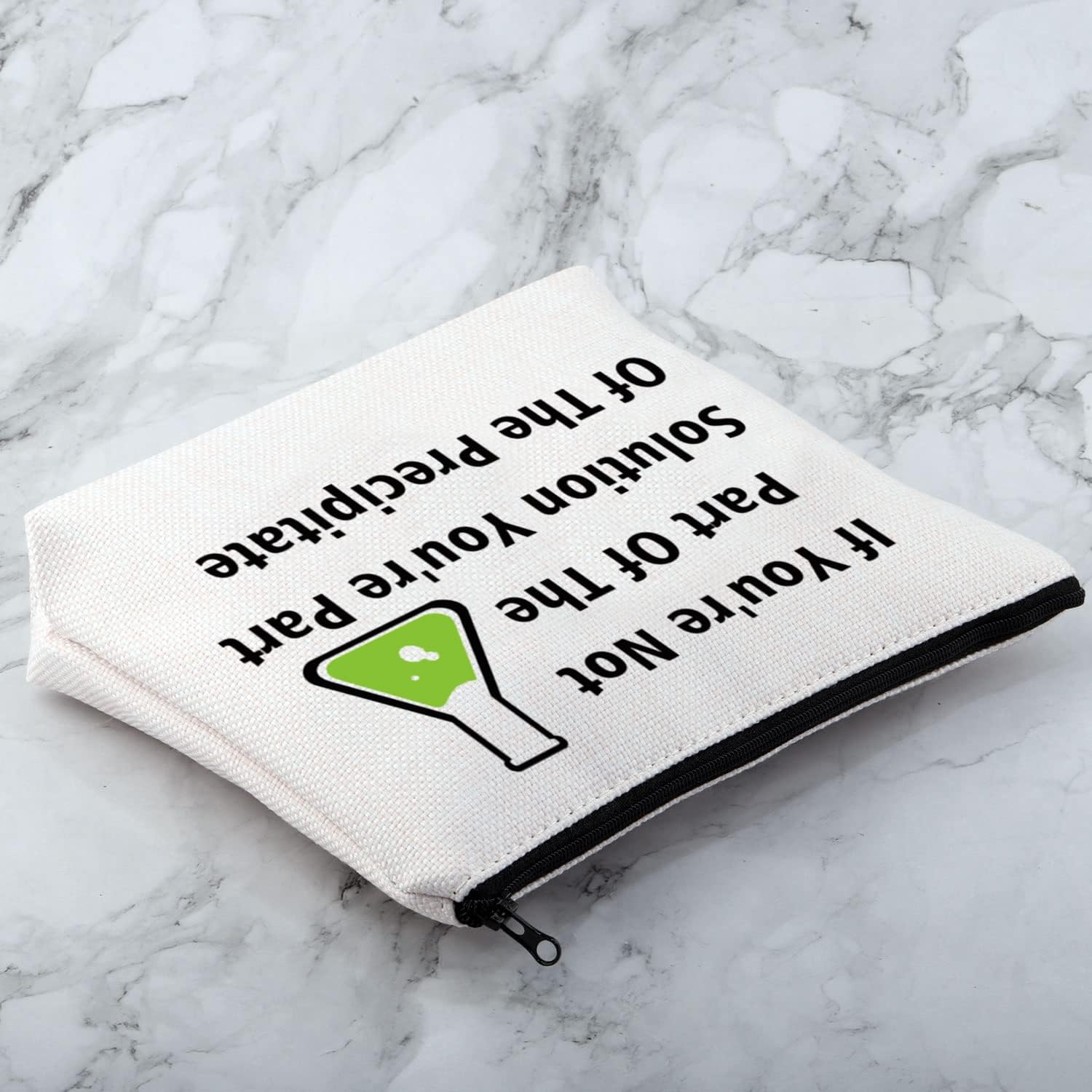 Bolsa de cosméticos de química divertida, regalo de ciencia química, regalo para profesores, bolsa de maquillaje de ciencia sarcástica, Chemistry