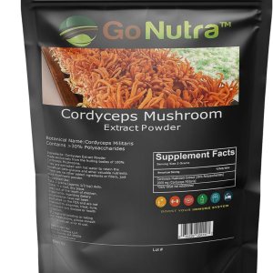 Go Nutra Cordyceps – Polvo de hongos  Extracto de Cordyceps al 30% de polisacáridos sin OMG puro Cordycep en polvo 4 onzas (3.99 oz) Go Nutra Cordyceps – Polvo de hongos  Extracto de Cordyceps al 30% de polisacáridos sin OMG puro Cordycep en polvo 4 onzas (3.99 oz)