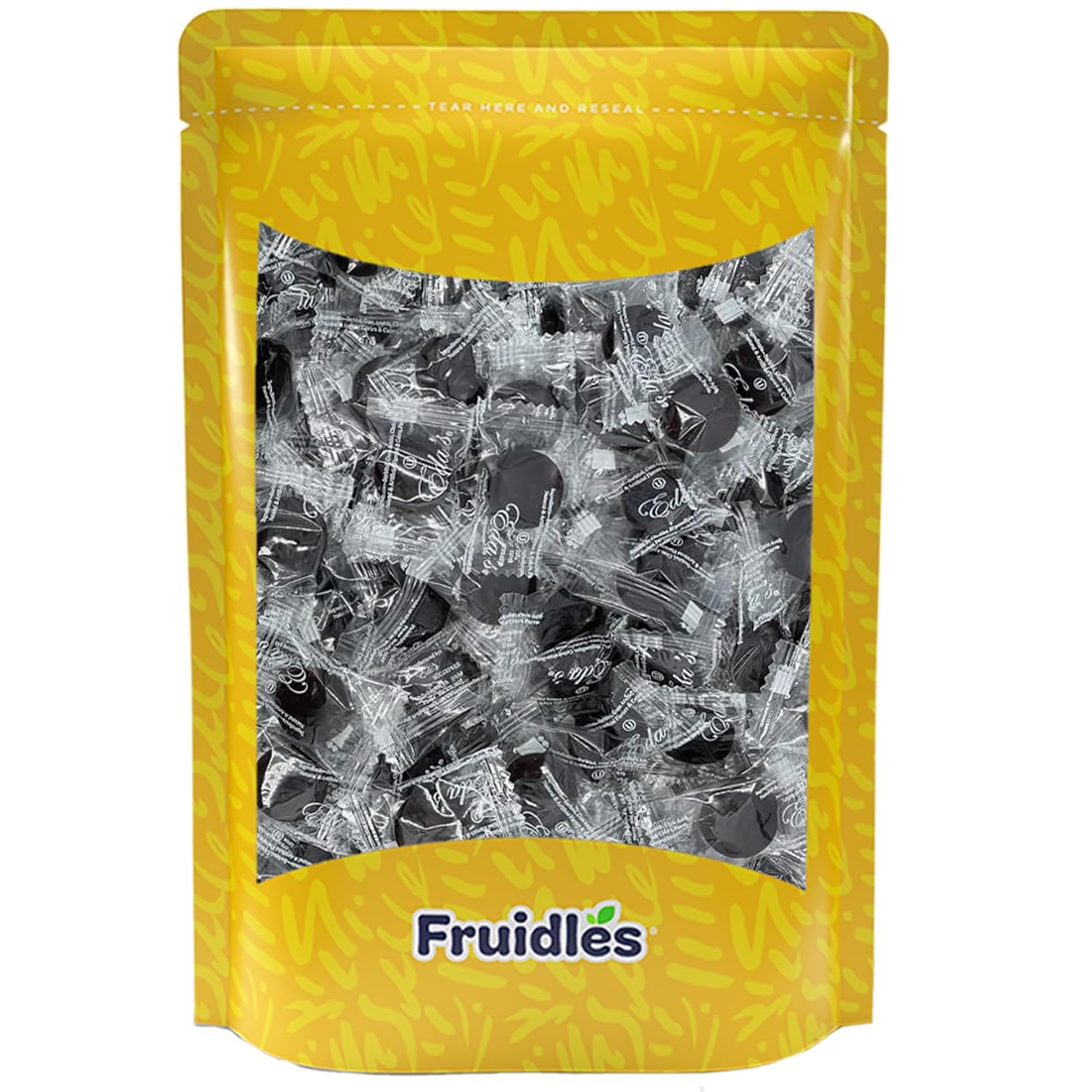 Fruidles Chupones de dulces duros de alta calidad sin azúcar, mini caramelos de botón de frutas, certificado Kosher Parve, utiliza sorbitol, bajo en
