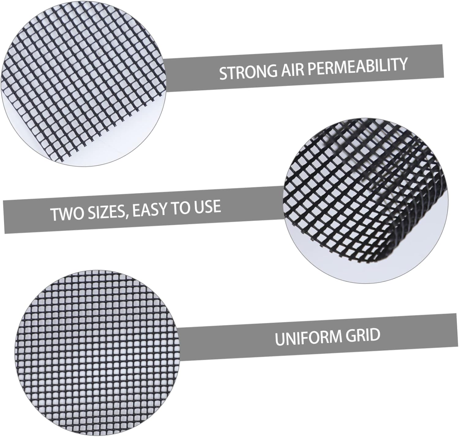 Yardwe 30 Pcs Flower Pot Bottom Mesh Bonsai Bottom Grid Mat Plastic Mesh Screen Garden Pots Hole Mesh Pad Planter Hole Mesh Screens Flower Pot Mesh