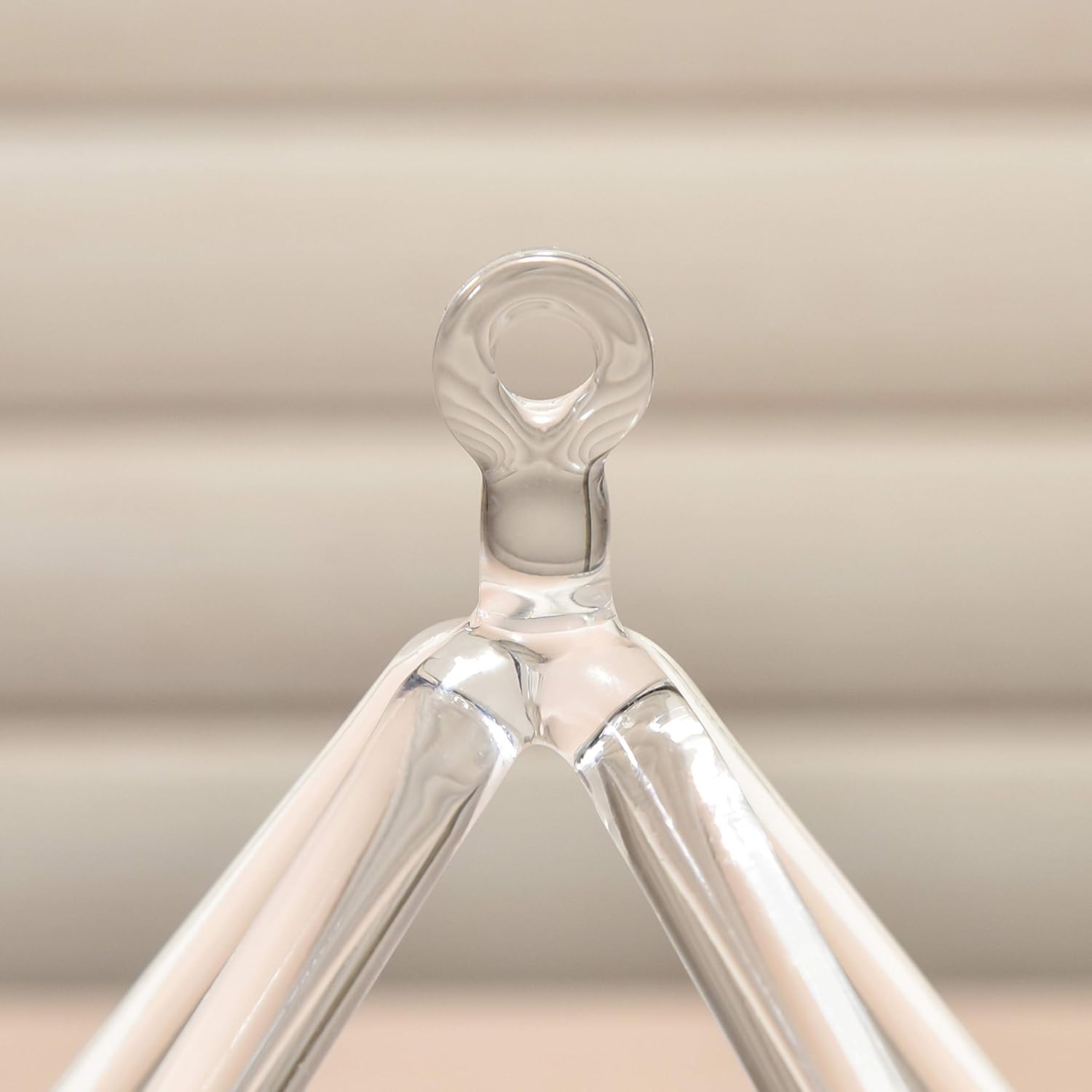 TOPFUND Pirámide de cristal cantante de 4 pulgadas con estuche de transporte de cuero artificial y mazo de gamuza de cuarzo