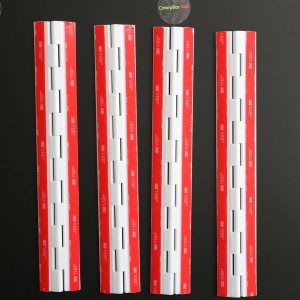 4 bisagras acrílicas blancas de 11.811 in. No requiere pegamento, autoadhesivas. Acrílico plástico blanco, 11 1316-4 unidades 4 bisagras acrílicas blancas de 11.811 in. No requiere pegamento, autoadhesivas. Acrílico plástico blanco, 11 1316-4 unidades