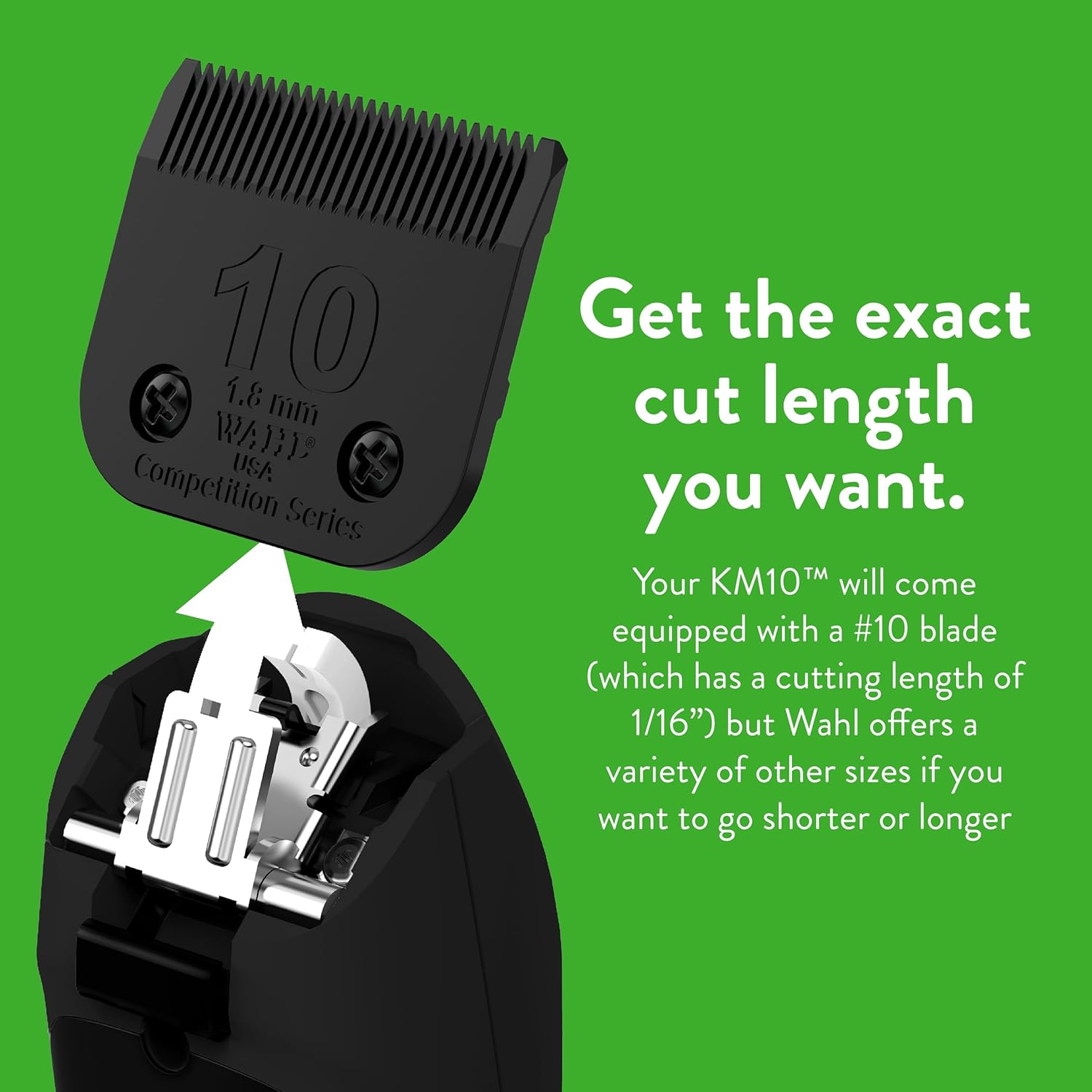 WAHL Professional Animal KM10 – Kit de cortadora de pelo de 2 velocidades sin escobillas para mascotas, perros y caballos, suministros de aseo para