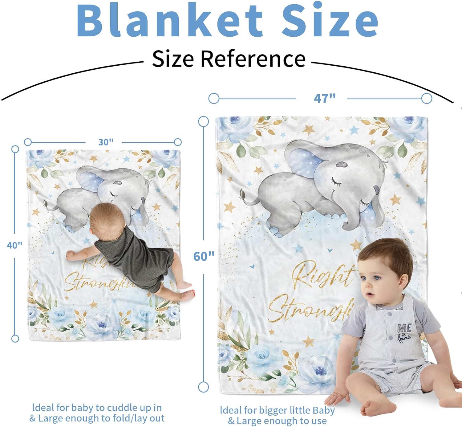 Manta de bebé personalizada para niños, manta de bebé personalizada con nombre, franela suave con respaldo de puntos de doble capa, manta de