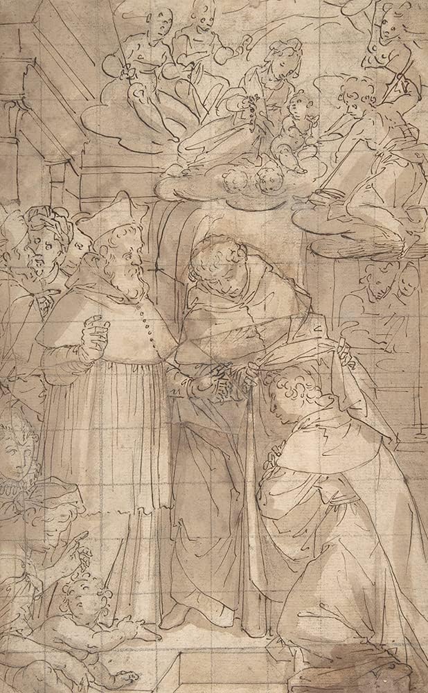 ArtDirect Saint Hyacinth Receiving the Dominican Habit (1556-1622) 9×14 UnFramed Museum Art Print Poster Ready for Framing by Aurelio Lomi (Italian,