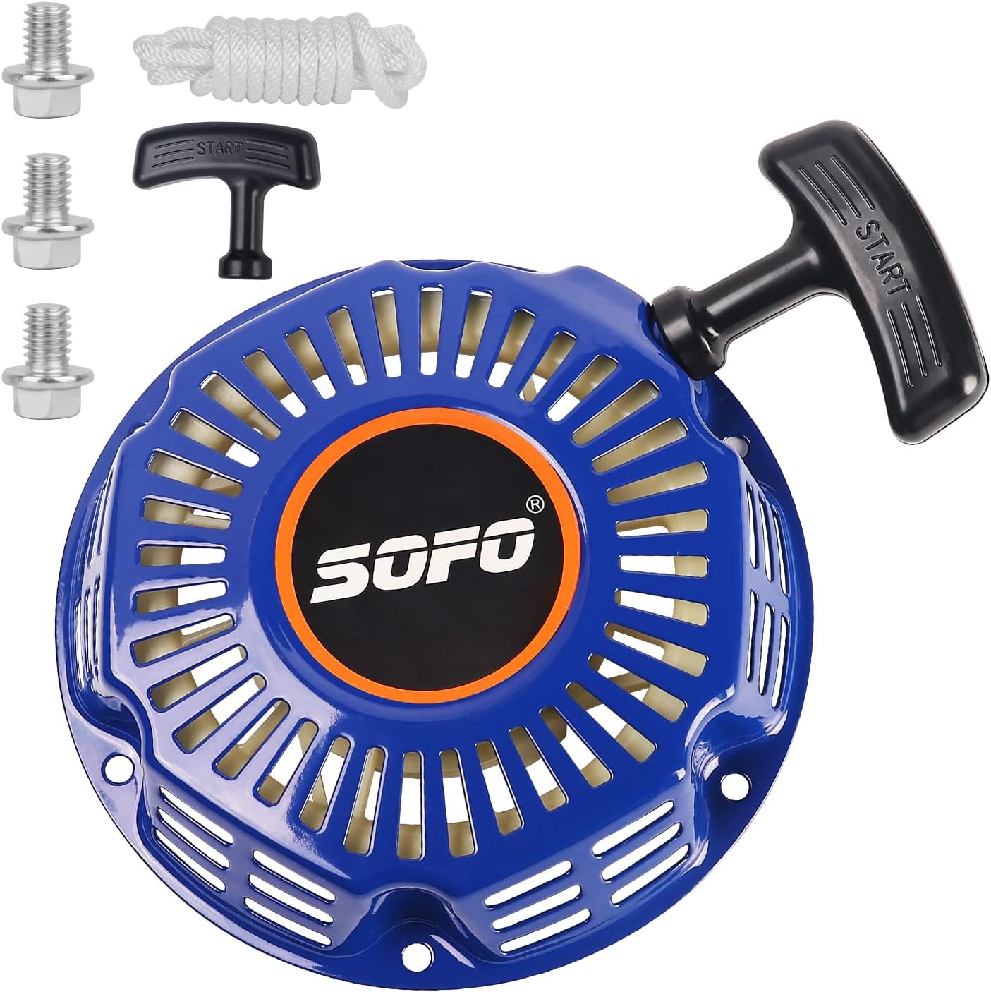 SOFO Conjunto de arranque de tracción para motor 212 Predator – para Honda GX160 GX200 5.5 6.5HP Champion Generator Coleman Ct200u piezas de