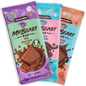 Beast Bar – Barras de chocolate con sal marina, chocolate original, barras de chocolate con leche (paquete de 3) Beast Bar – Barras de chocolate con sal marina, chocolate original, barras de chocolate con leche (paquete de 3)