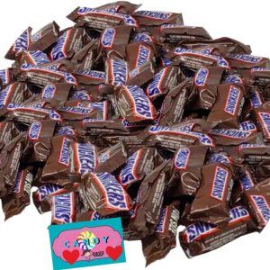 Snickers – Mini barras de caramelo a granel Chocolate caramelo tamaño divertido bolsas de Halloween truco o trato aproximadamente 55 bolsas Snickers – Mini barras de caramelo a granel Chocolate caramelo tamaño divertido bolsas de Halloween truco o trato aproximadamente 55 bolsas