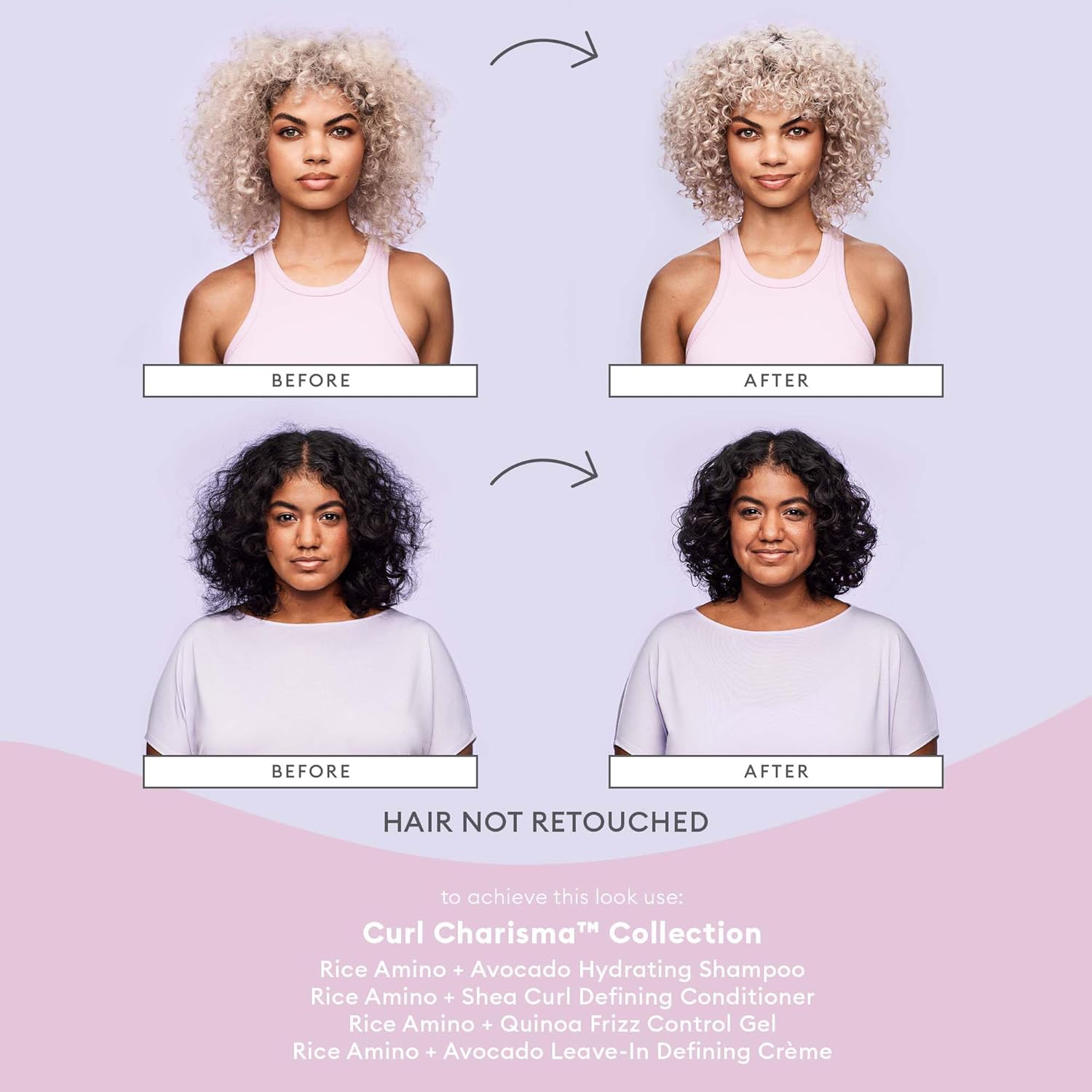 Briogeo Curl Charisma Champú hidratante, define e hidrata el cabello ondulado, rizado y rizado, vegano, sin falatos ni parabenos, 2 onzas