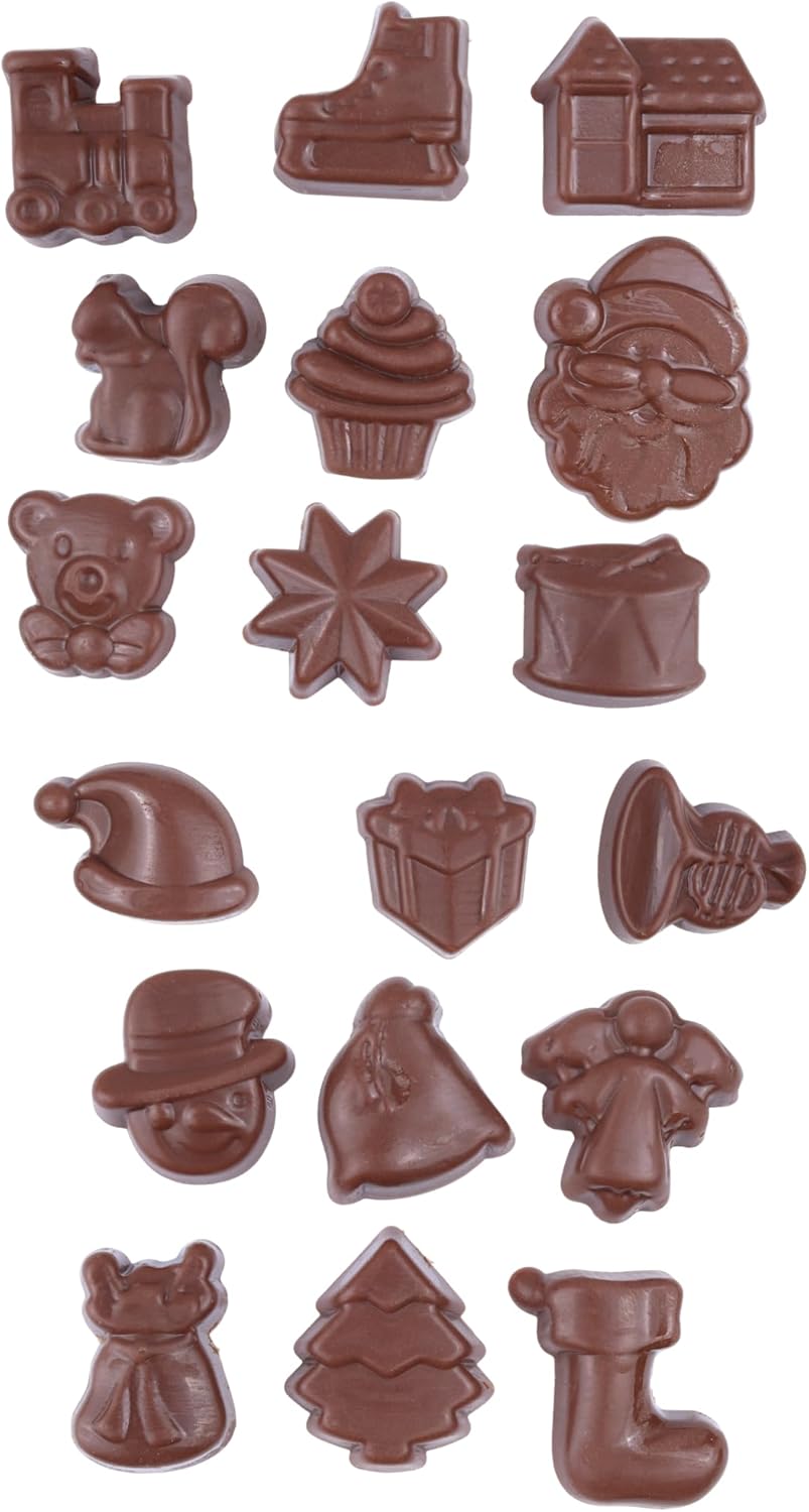 Bluey – Calendario de Adviento con cuenta regresiva para Navidad 2023, 24 días con chocolate, 1.76 onzas