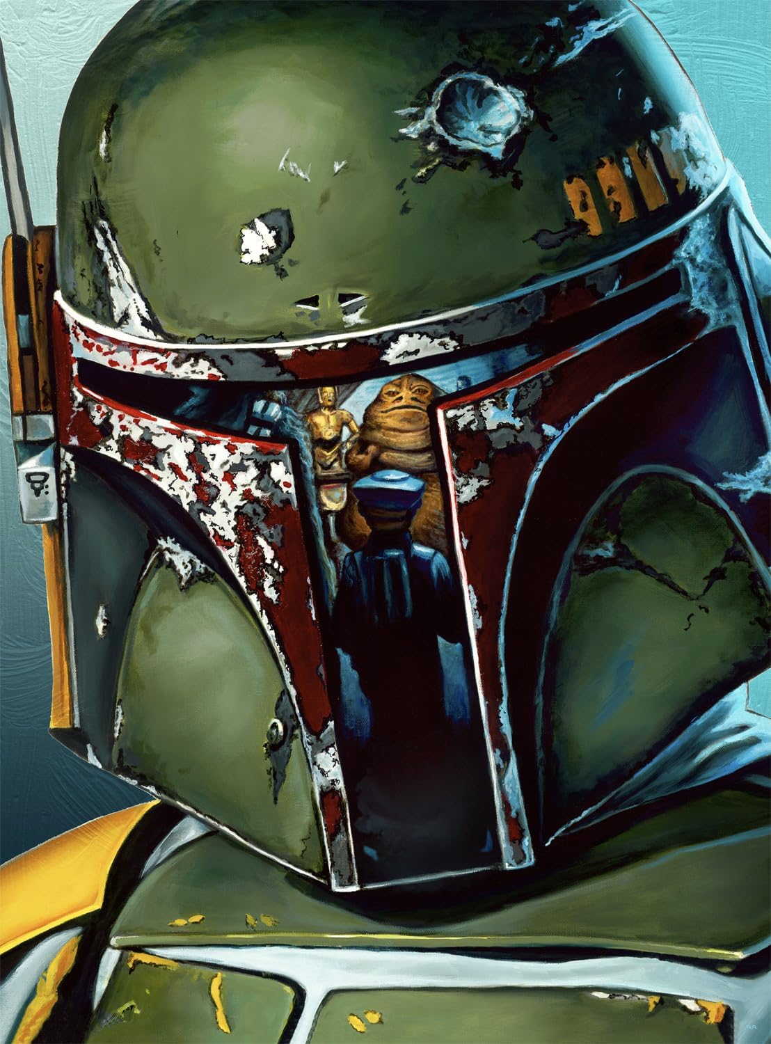 Buffalo Games – Colección de bellas artes de Star Wars – Negociaciones peligrosas – Rompecabezas de 1000 piezas para adultos desafiante rompecabezas
