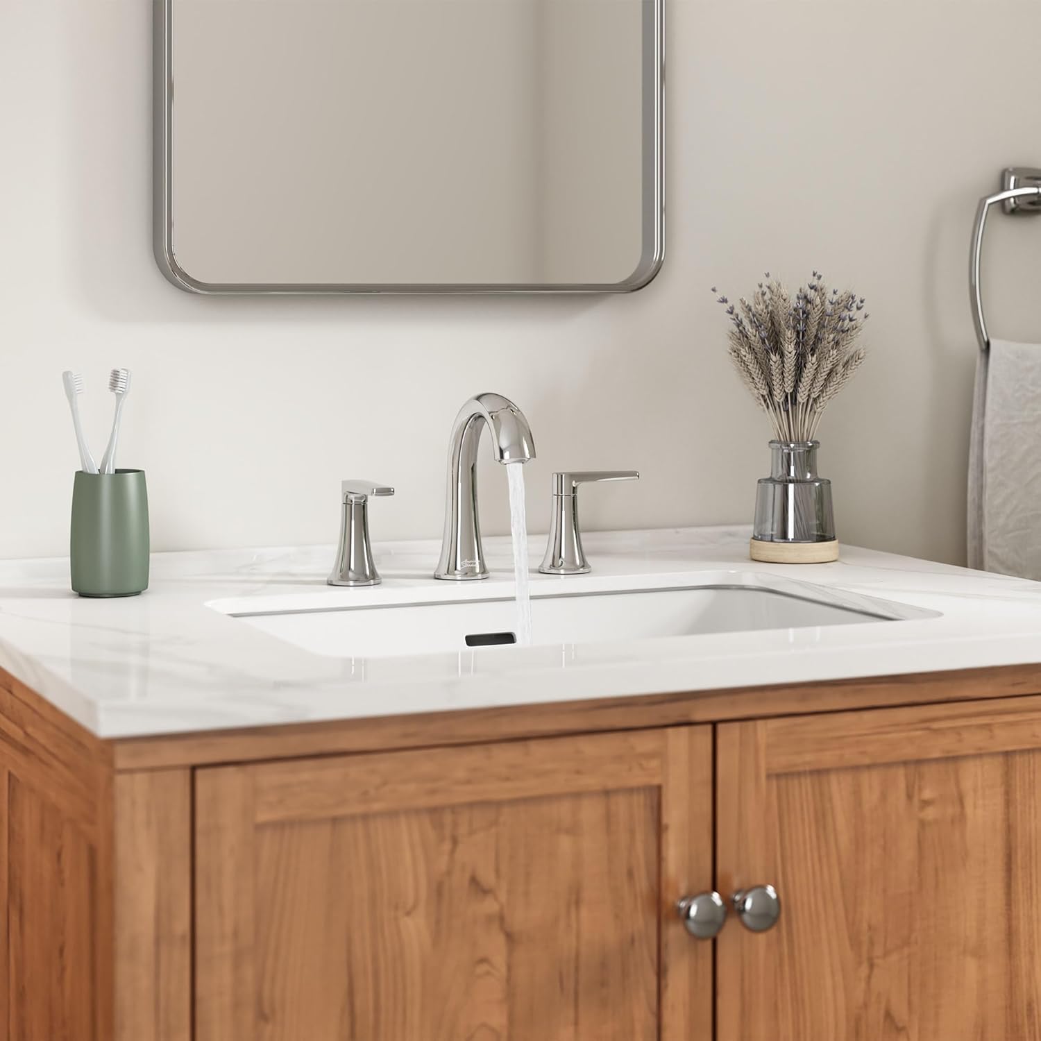 American Standard 7429801.002, grifo de baño Becklow de 8 pulgadas, cromado