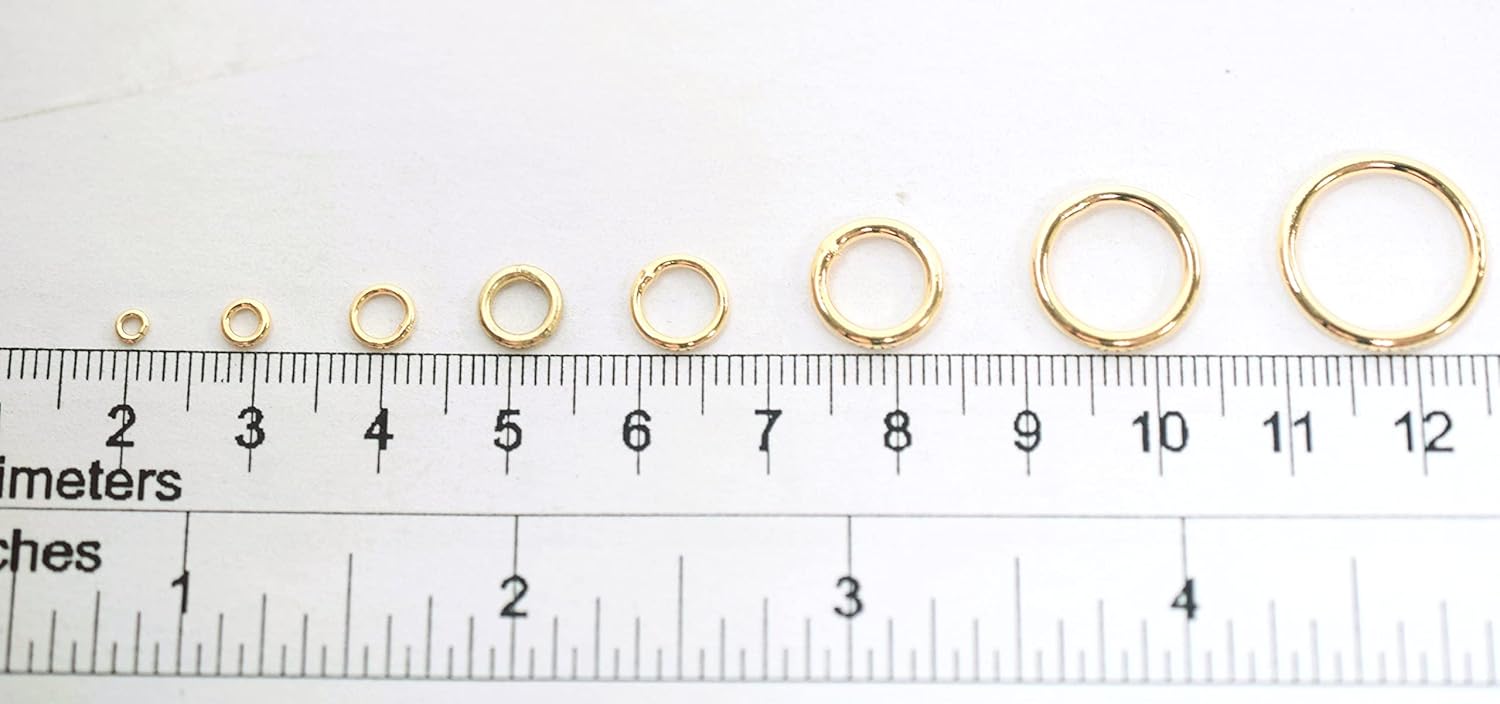 Exquisito kit de fabricación de joyas de oro  Diseño sin costuras de cierre abierto para reparación de collares y manualidades, ideal para