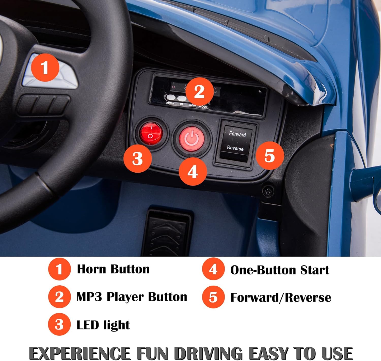 Vehículo eléctrico Dodge Challenger con control remoto de 12 V con licencia para niños, vehículos motorizados para niños, vehículo eléctrico de