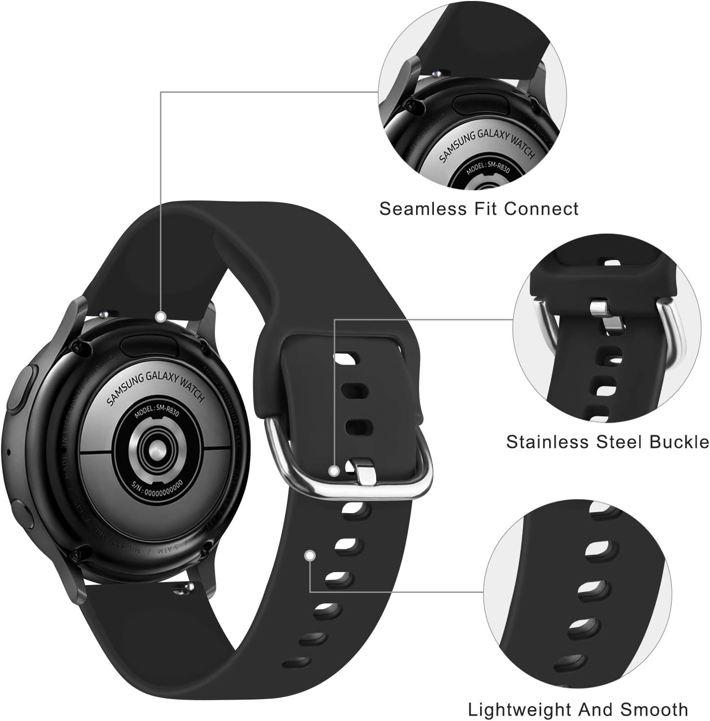 Bandas para Amazfit Bip 3  Bip 3 Pro Band mujeres hombres, Amazfit Bip U Pro  Bip  Bip Lite  Bip S lite  Bip S lite  Bip U, correa de repuesto de