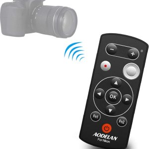AODELAN Mando a distancia inalámbrico para Nikon COOLPIX P1000 Z50 B600 A1000 P950 Z50 Z6 II Z7 II Z fc Zfc Accesorios de repuesto ML-L7 AODELAN Mando a distancia inalámbrico para Nikon COOLPIX P1000 Z50 B600 A1000 P950 Z50 Z6 II Z7 II Z fc Zfc Accesorios de repuesto ML-L7