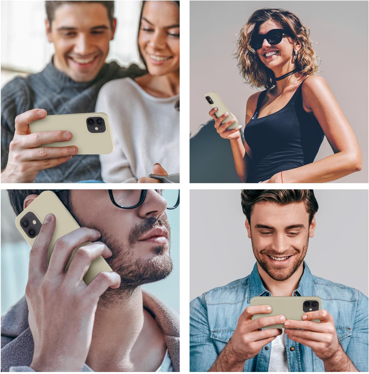 Cordking Funda diseñada para iPhone 12, diseñada para iPhone 12 Pro, funda de silicona a prueba de golpes con forro de microfibra suave antiarañazos
