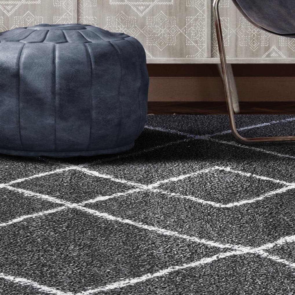 SUPERIOR Alfombra de área para interiores con borlas, perfecta para dormitorio, cocina, lavandería, entrada, oficina, sala de juegos, cubierta de