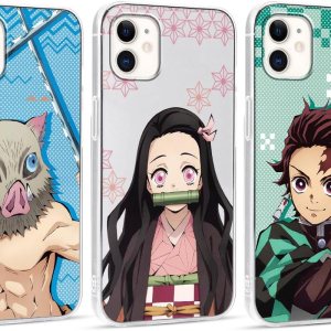 3 fundas transparentes de 6.1 pulgadas para iPhone 11, diseño de personajes de dibujos animados para mujeres, niñas, niños y hombres, TPU suave 3 fundas transparentes de 6.1 pulgadas para iPhone 11, diseño de personajes de dibujos animados para mujeres, niñas, niños y hombres, TPU suave