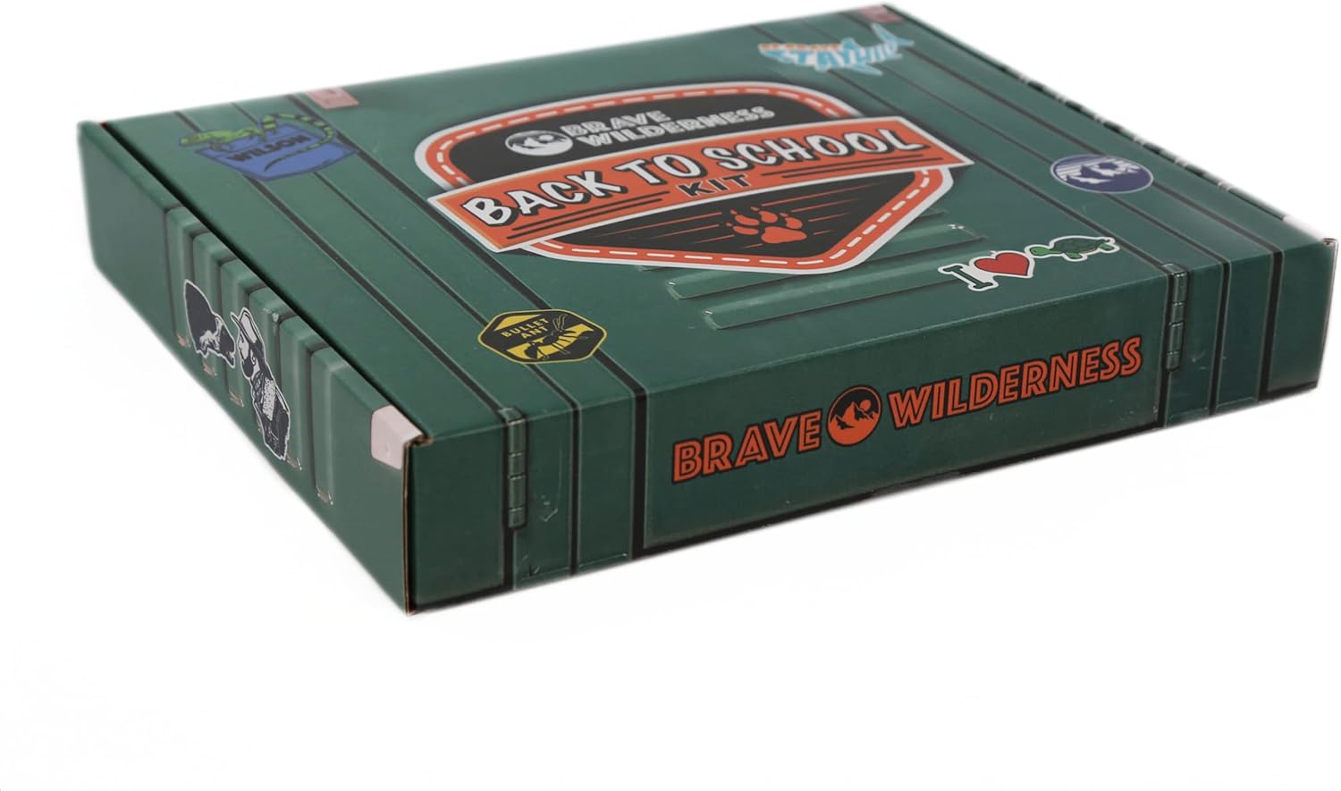 Brave Wilderness Kit de regreso a clases, herramientas para el aula, carpetas personalizadas, cuaderno, utensilios de escritura Coyote Peterson,