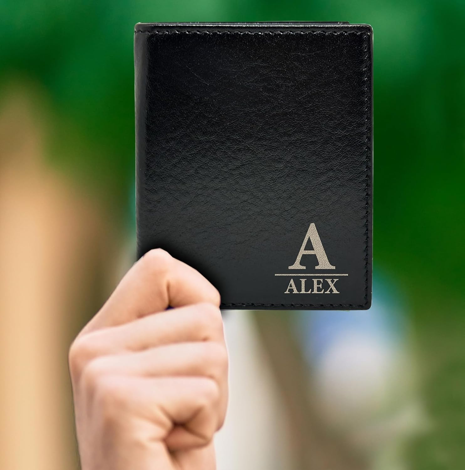 Personalized Wallet For Men, Mens Genuine Leather Wallets For Husband, Dad, Boyfriend Gift, Birthday, Anniversary Gifts For Him, Christmas Gifts for