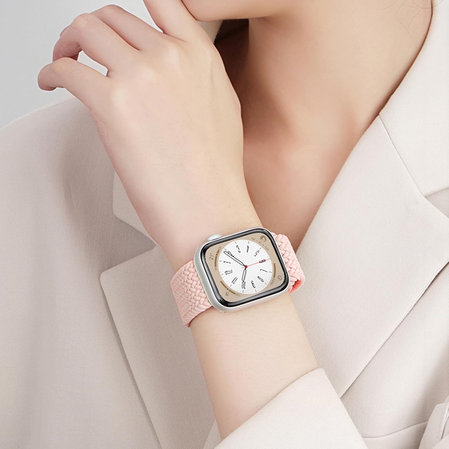 KaKuLan Correa elástica Solo Loop compatible con Apple Watch Band de 1.92 pulgadas, 1.77 pulgadas, 1.73 pulgadas, 1.65 pulgadas, 1.61 pulgadas, 1.57