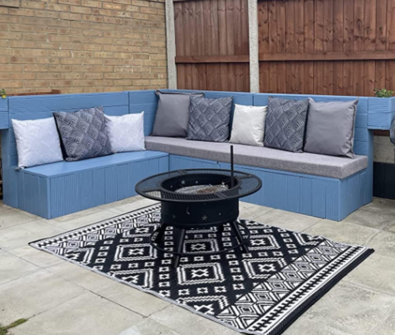 Cojín personalizado resistente al agua, antiarañazos, cojines de asiento impermeables, Cojín de asiento de banco de patio interiorexterior, Cojín de