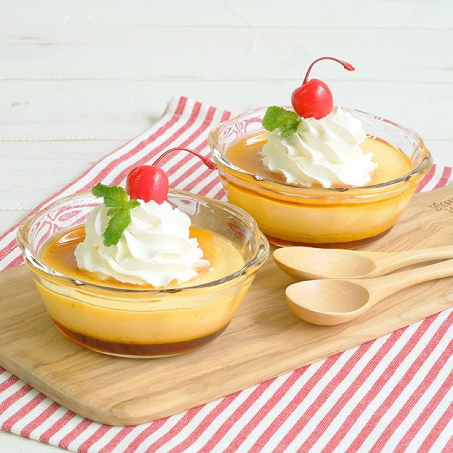 HARIO SWB-2412 Heat Resistant Glass Sweets Bowl, 300, Set of 4, Made in Japan