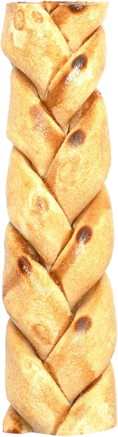 Pet Factory American Beefhide – Palitos trenzados de 6 pulgadas para perros, sabor a pollo, 14 unidades1 paquete
