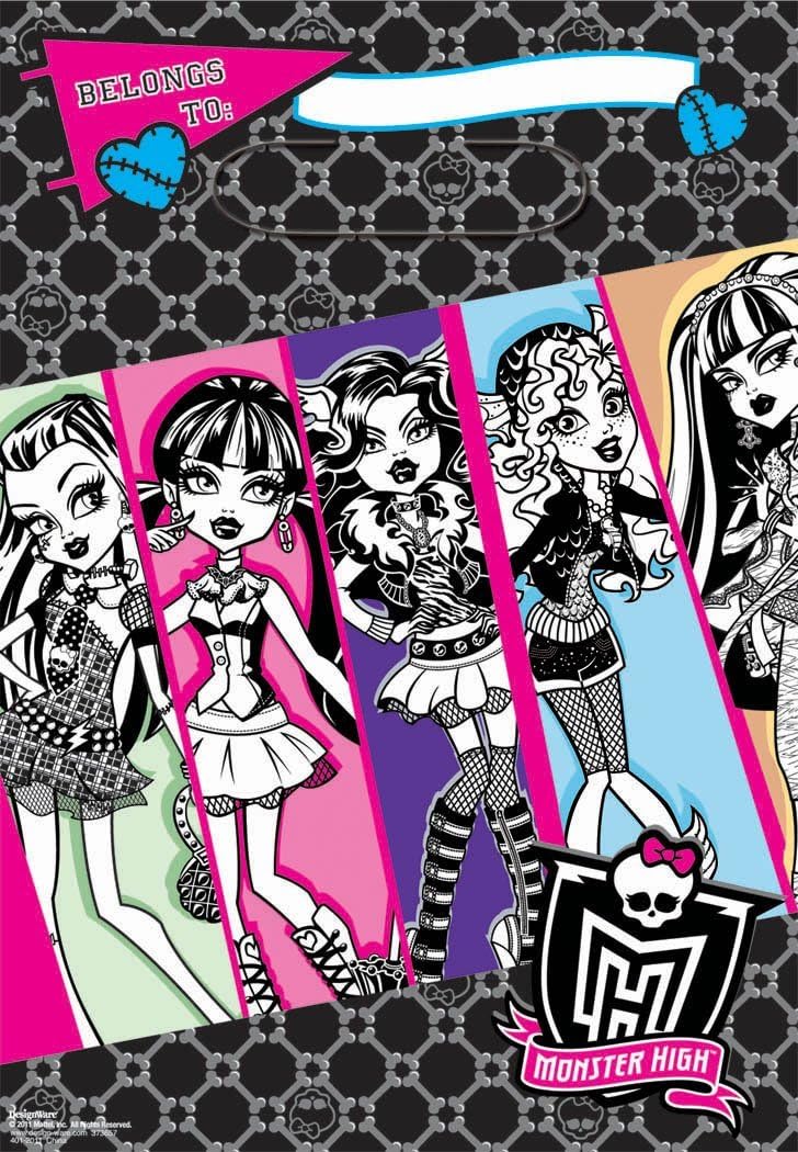 Monster High Loot Bags (8) Cumpleaños Favor Treat Goodie Party Supplies Girl