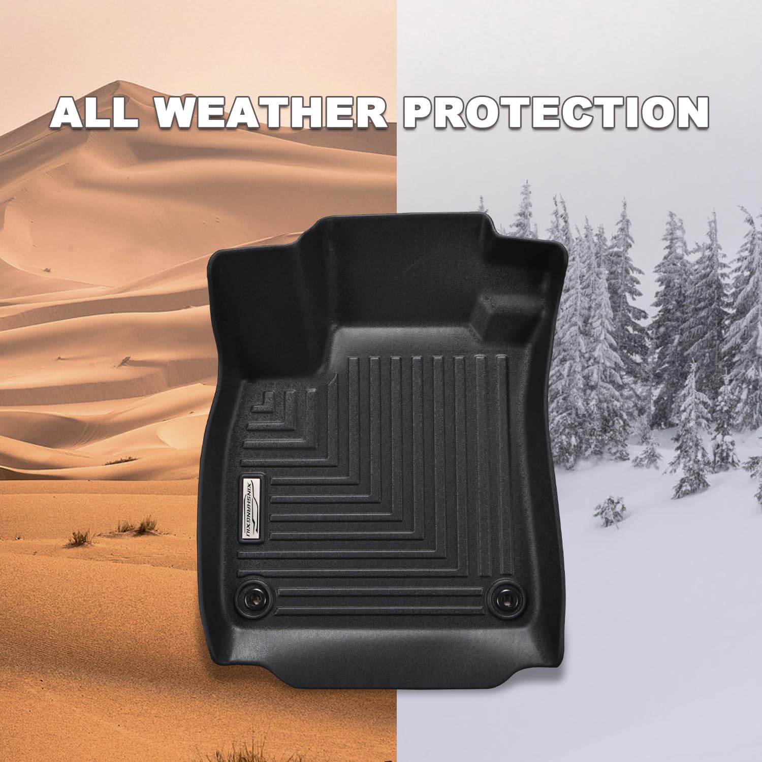 Alfombrillas y forro de carga compatibles con Subaru Crosstrek 2024Subaru Impreza 2024 TPE para todo tipo de clima, revestimiento de goma para todo