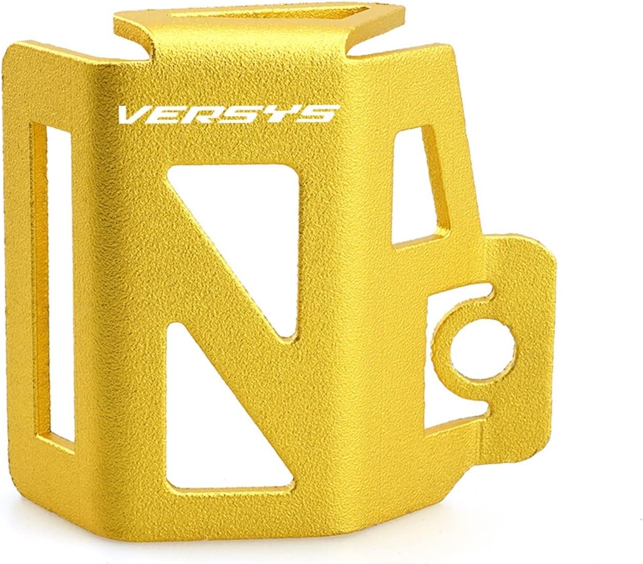 Protector de aluminio CNC para depósito de líquido trasero de motocicleta para Kawasaki versys x300 300 VERSYS300 VERSYS-X (color negro)