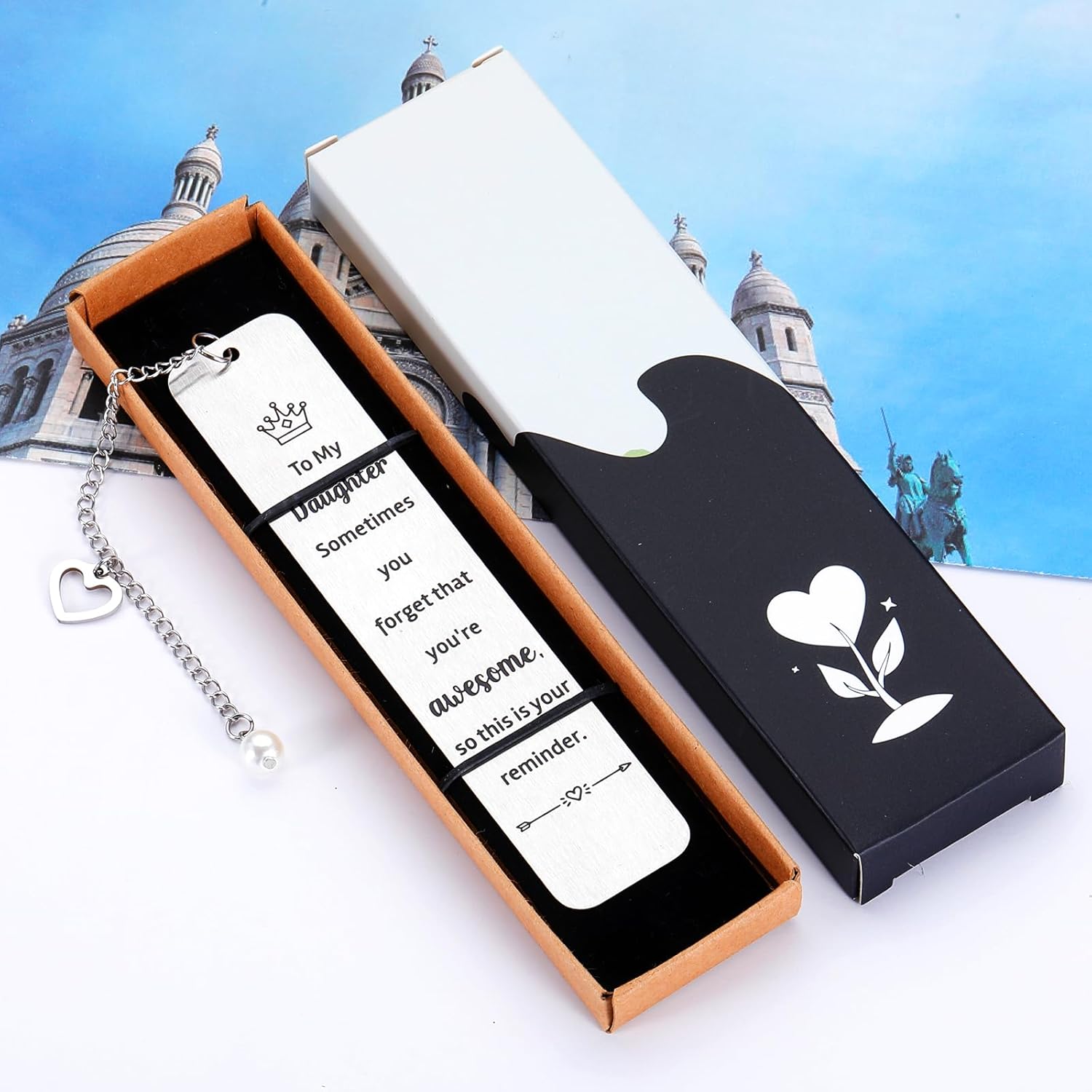 Regalos de doble cara para hija de mamá, papá, regalos de graduación de cumpleaños para hija a mi hija, regalo inspirador para adolescentes,