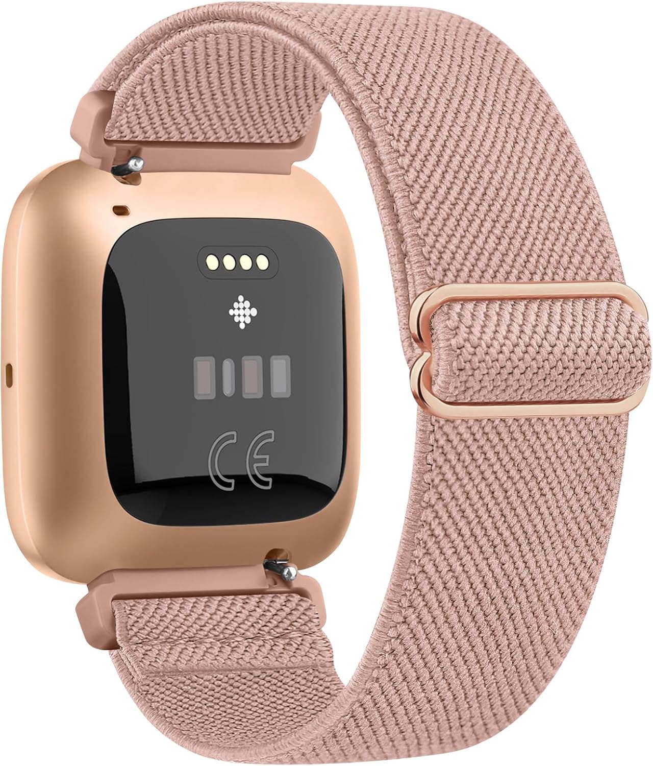 AK Banda elástica compatible con Fitbit Versa 2 BandasFitbit Versa Bandas para mujeres y hombres, correas de nailon elásticas suaves ajustables para