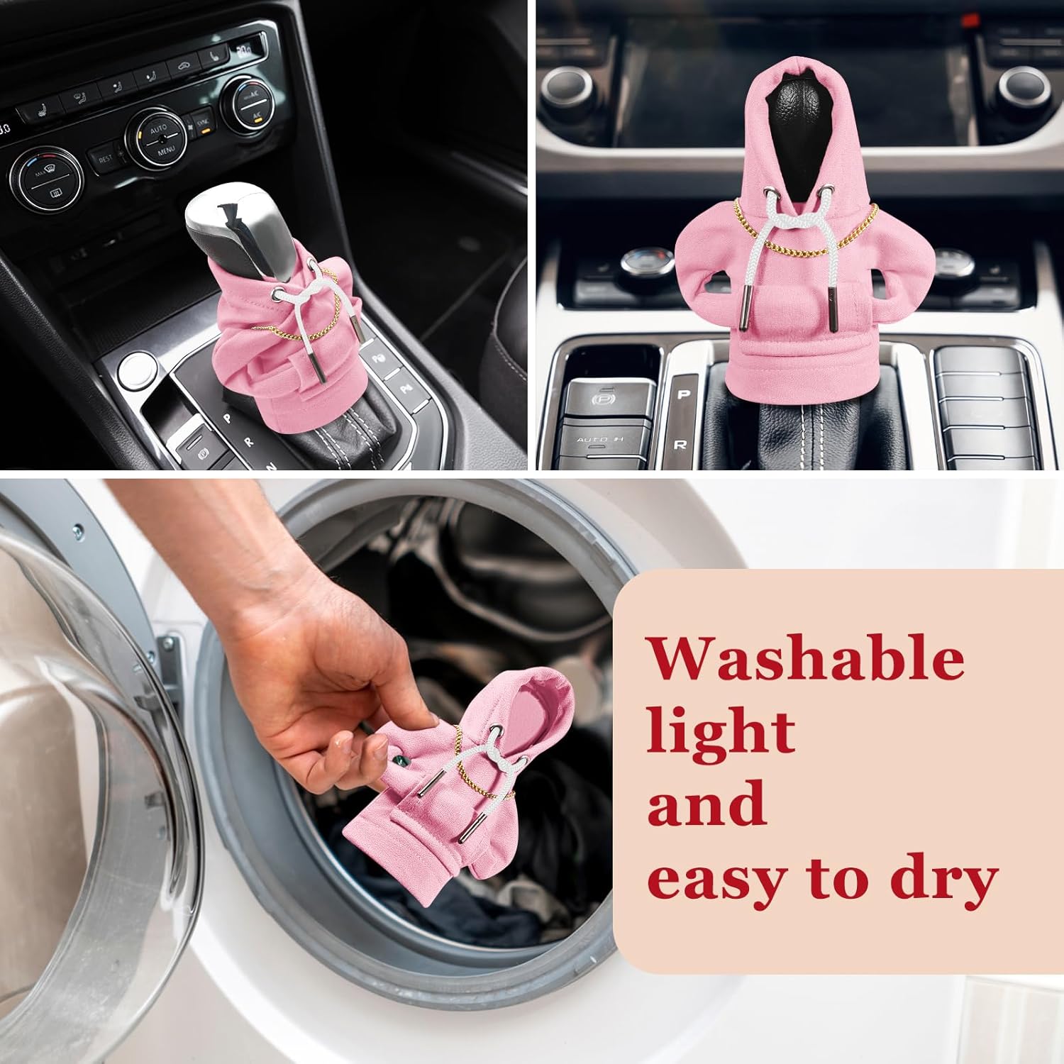 Sudadera con capucha para palanca de cambios de automóvil, divertida perilla de palanca de cambios, suéter para invierno, decoración de accesorios
