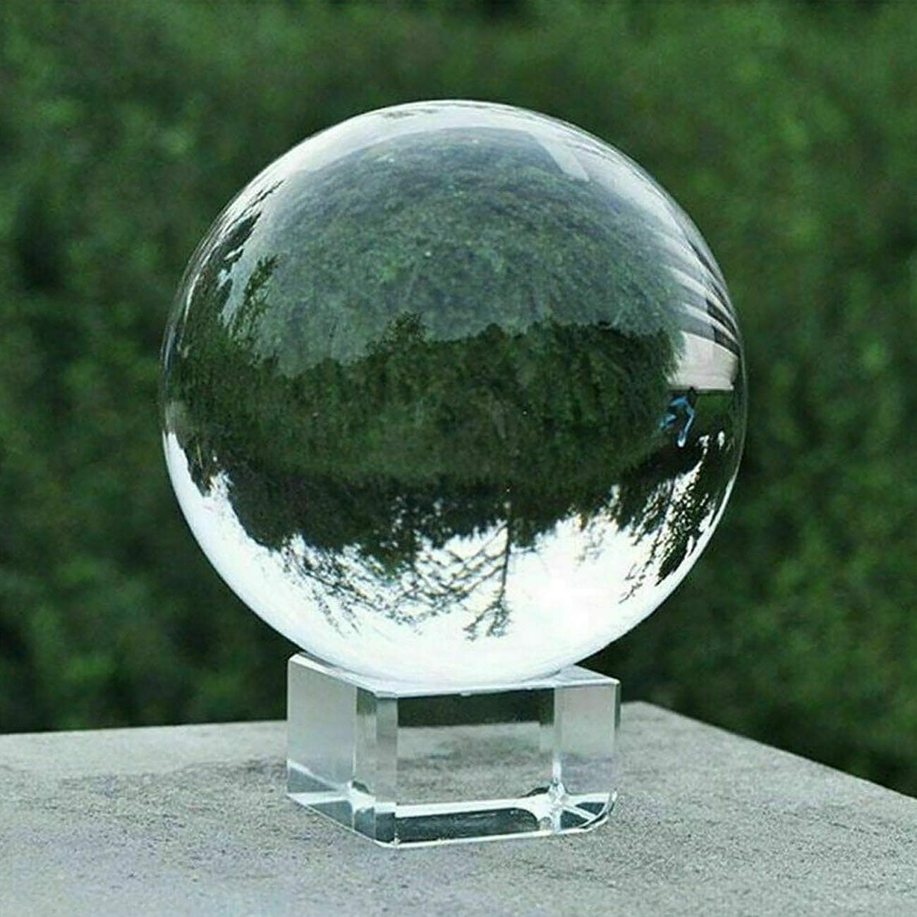 Bola de cristal K9, bola de cristal para fotografía con soporte y bolsa, bola de atrapasoles de cristal K9 con bolsa de microfibra, accesorio