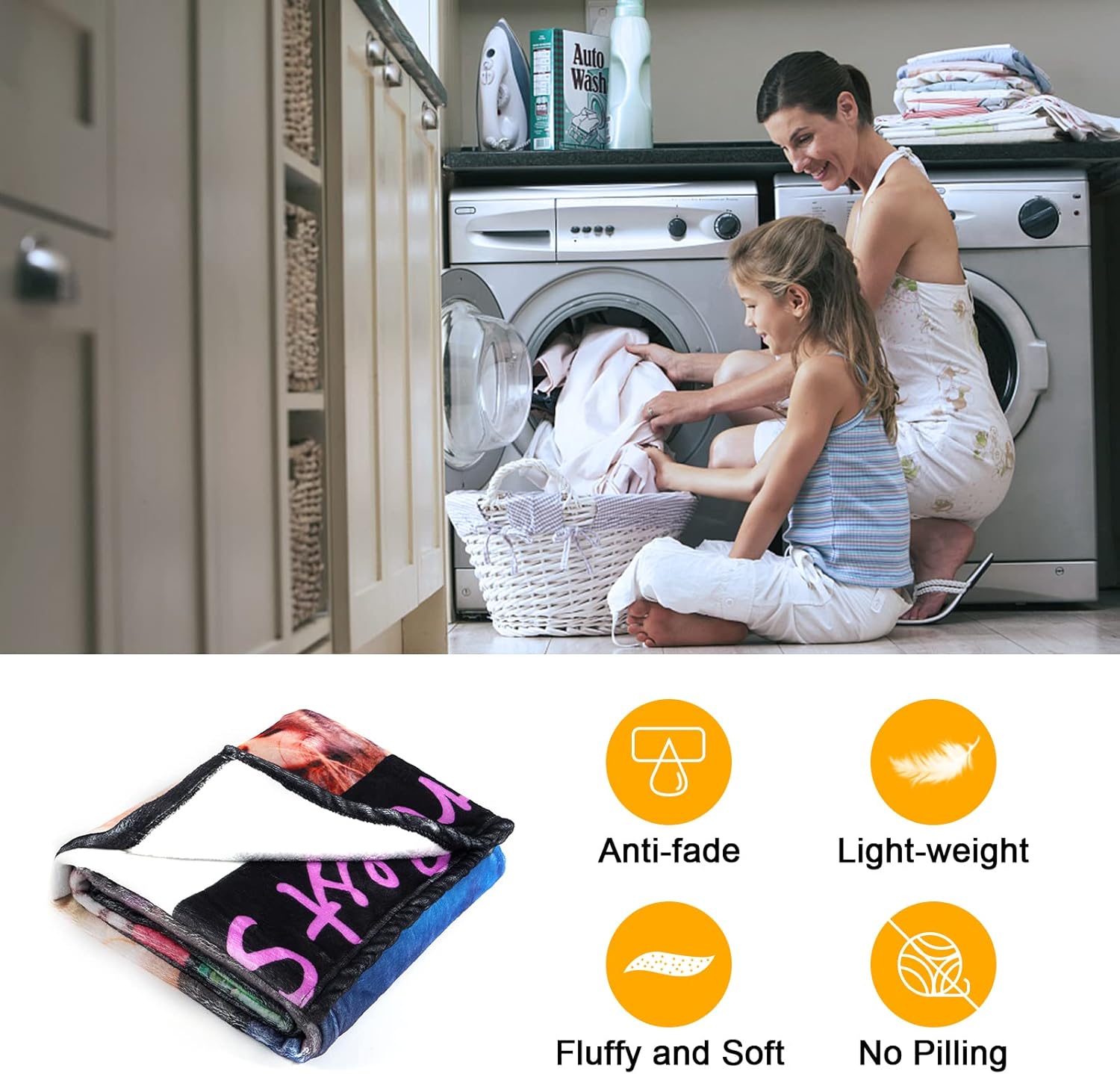 Livole Manta personalizada con imagen, manta de franela personalizada con foto y texto, manta personalizada para regalo para niños, amigos,