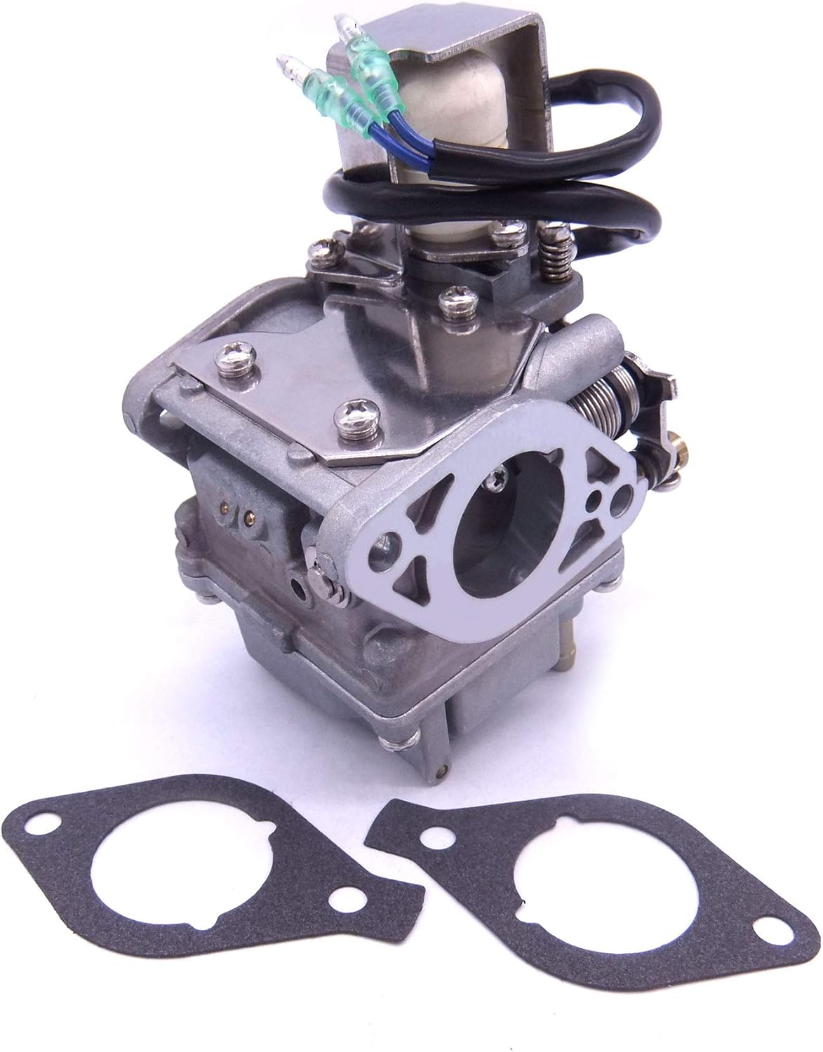SouthMarine Motor de barco 6AH-14301-00 6AH-14301-01 carburador Assy y 6AH-13646-00 juntas (2 piezas) para motor fuera de borda Yamaha 4-Stroke F20