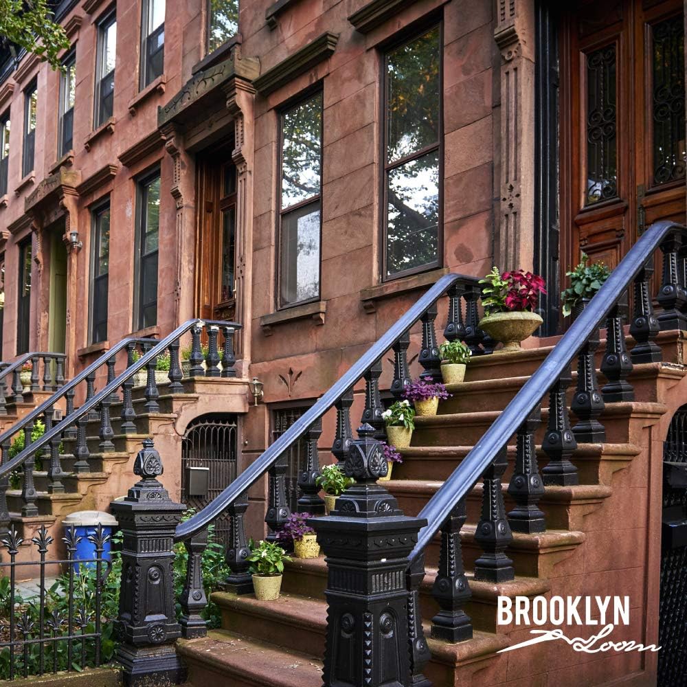 Brooklyn Loom Juego de sábanas de percal de algodón liso, tamaño Queen, color rubor
