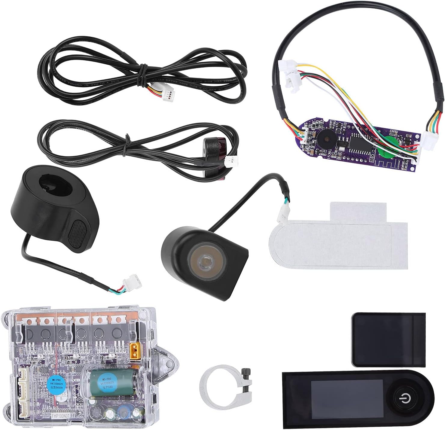 Kit de tablero de controlador de scooter eléctrico, monopatín, diaplay digital, luz trasera para XIAOMI M365  Pro