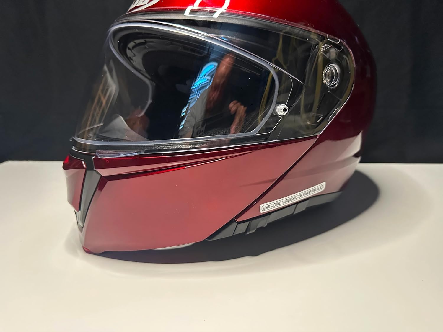 The Helmet Shop HJ-33 Shield Visor de repuesto para cascos de motocicleta i90 (inserto antivaho DKS267)